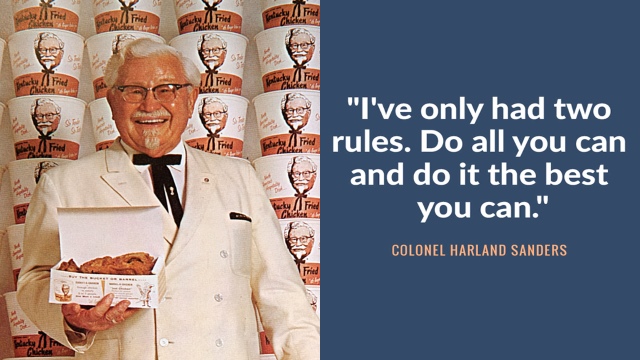 Colonel Sanders Failed 1009 Times Before Succeeding