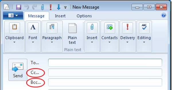 What is BCC and CC in Email
