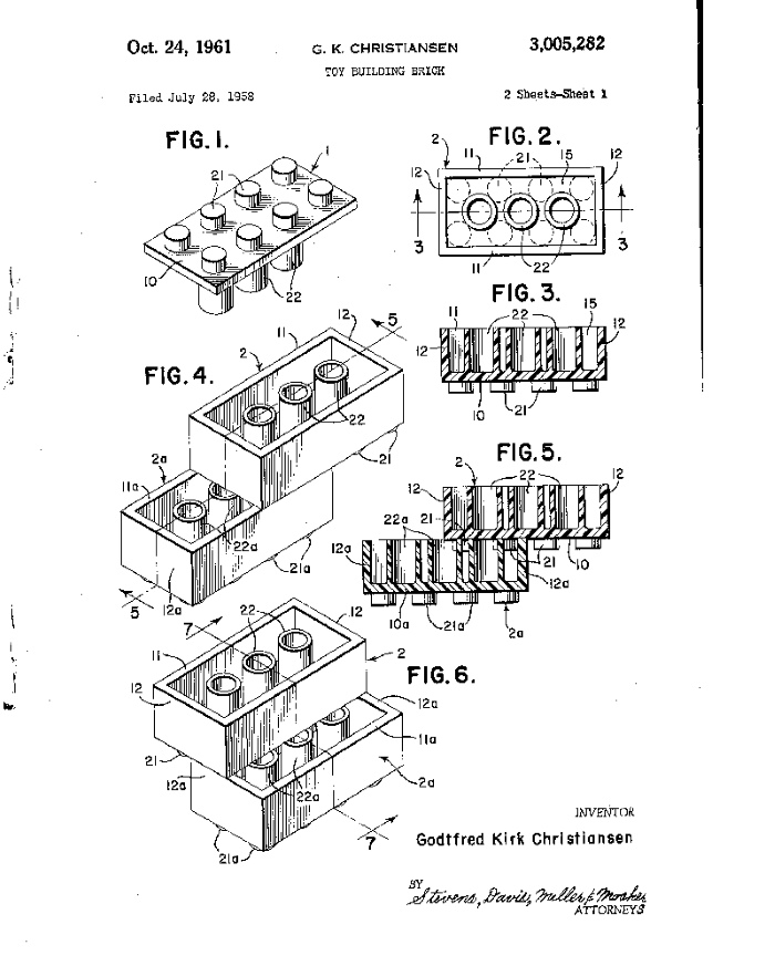 lego patent jp