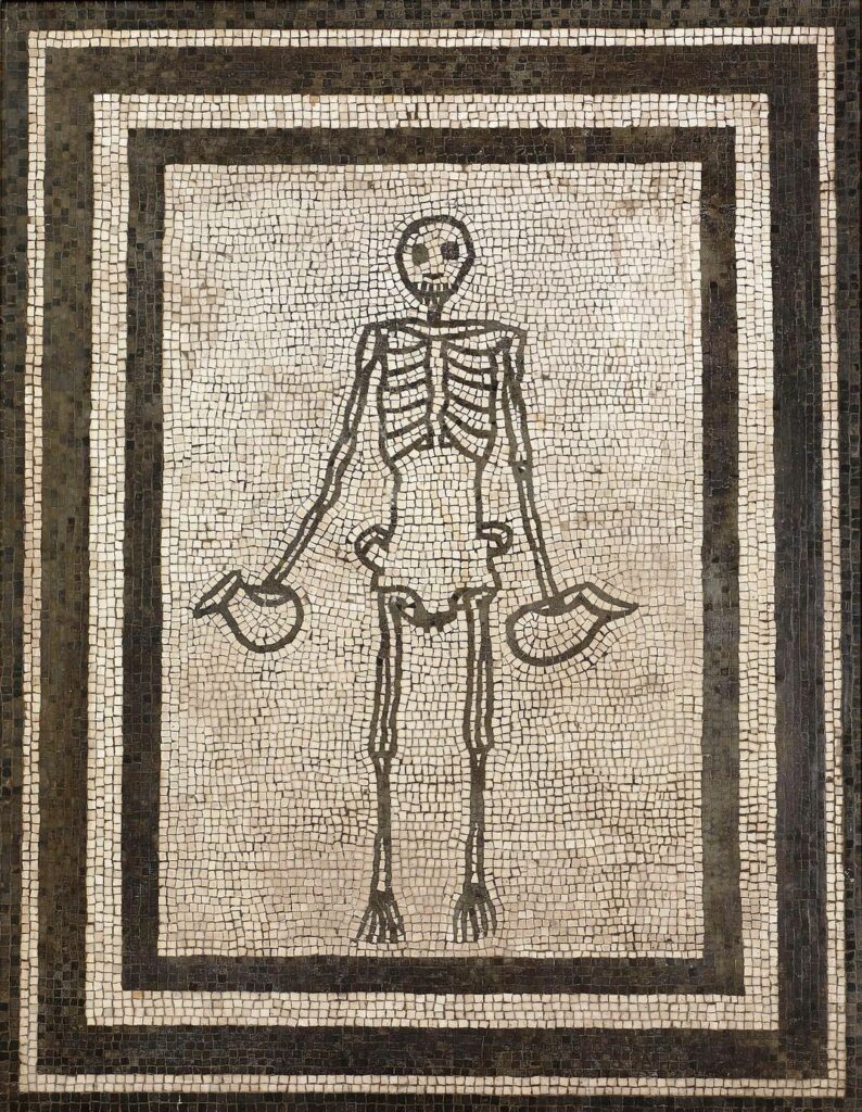 skeleton c museo archeologico nazionale di napoli